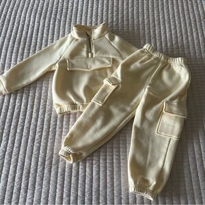 Kids Yellow Jogger Set